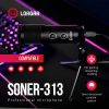 LORGAR Soner 313, Gaming Microphones, Black, USB condenser microphone with Volume Knob & Echo Kob, including 1x Microphone, 1 x 2.5M USB Cable, 1 x Tripod Stand, 1 x User Manual, body size: Φ4...