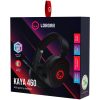 LORGAR Kaya 460, USB Gaming headset with microphone, CM108B, RGB backlight, Plug&Play, USB-A connection cable 2m, fabric ear pads, size: 192*184.7*88mm, 0.329kg, black