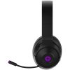 Lorgar Noah 701, gaming headset with microphone, 2.4G+ BT 5.0 Realtek 8763, battery 1000mAh, type-C charging cable 0.8m, audio cable 1.5m, size:195*185*80mm, 0.28kg. Black