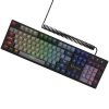 LORGAR Azar 514, Wired mechanical gaming keyboard, RGB backlight, 1680000 colour variations, 18 modes, keys number: 104, 50M clicks, linear dream switches, spring cable up to 3.4m, ABS plastic...