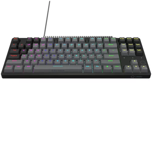 LORGAR Azar 514TKL, Wired RGB mechanical gaming keyboard, black, EN layout