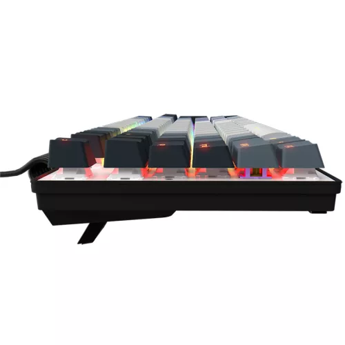 LORGAR Azar 514, Wired mechanical gaming keyboard, RGB backlight, 1680000 colour variations, 18 modes, keys number: 104, 50M clicks, linear dream switches, spring cable up to 3.4m, ABS plastic...