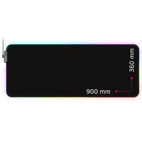   Lorgar Steller 919, Gaming mouse pad, High-speed surface, anti-slip rubber base, RGB backlight, USB connection, Lorgar WP Gameware support, size: 900mm x 360mm x 3mm, weight 0.635kg