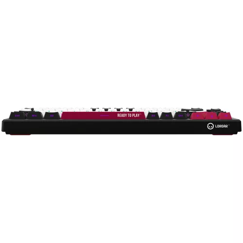 LORGAR KBP7075W, Wireless 75% Mechanical Gaming Keyboard Pro, Black/red, EN layout