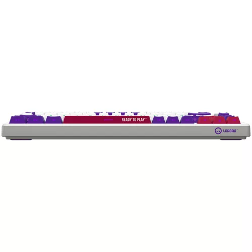 LORGAR KBP7075W, Wireless 75% Mechanical Gaming Keyboard Pro, White, EN layout