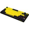 LORGAR KBP7075W, Wireless 75% Mechanical Gaming Keyboard Pro, Black/yellow, EN layout
