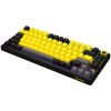 LORGAR KBP7075W, Wireless 75% Mechanical Gaming Keyboard Pro, Black/yellow, EN layout