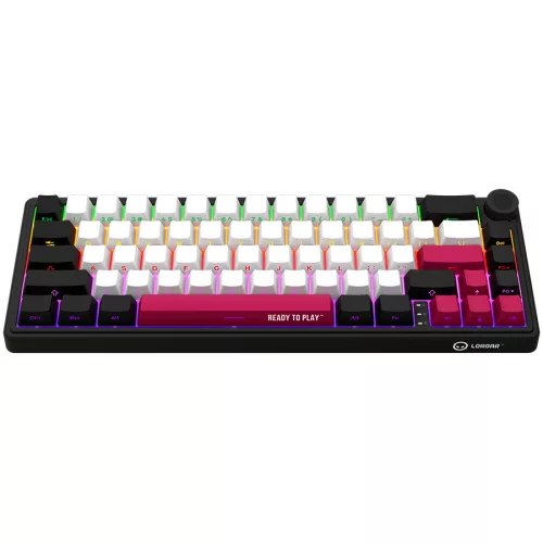 LORGAR KBP70MW, Wireless 65% Mechanical Gaming Keyboard Pro, Black/red, EN layout
