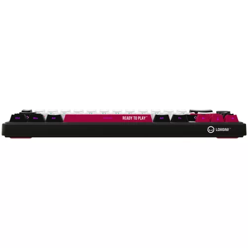 LORGAR KBP70MW, Wireless 65% Mechanical Gaming Keyboard Pro, Black/red, EN layout