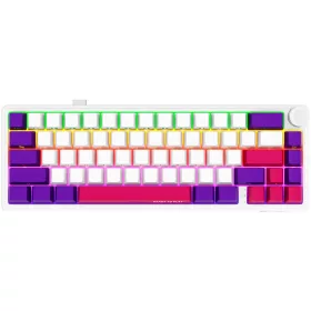   LORGAR KBP70MW, Wireless 65% Mechanical Gaming Keyboard Pro, White, EN layout