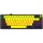 LORGAR KBP70MW, Wireless 65% Mechanical Gaming Keyboard Pro, Black/yellow, EN layout