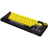LORGAR KBP70MW, Wireless 65% Mechanical Gaming Keyboard Pro, Black/yellow, EN layout