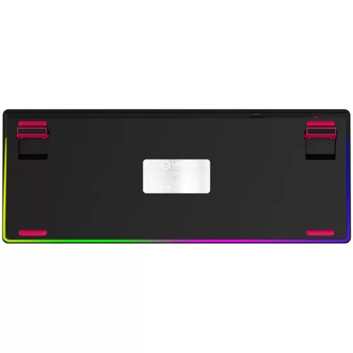 LORGAR KBP70TKLW, Wireless TKL Mechanical Gaming Keyboard Pro, Black/red, EN layout