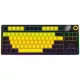 LORGAR KBP70TKLW, Wireless TKL Mechanical Gaming Keyboard Pro, Black/yellow, EN layout