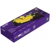 LORGAR KBP70TKLW, Wireless TKL Mechanical Gaming Keyboard Pro, Black/yellow, EN layout