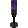 LORGAR SMP40, RGB Microphone with external mute button and metal stand, Black