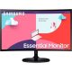 Samsung Essential S3 S36C S24C360EAU 23.5" ívelt VA LED monitor fekete FreeSync
