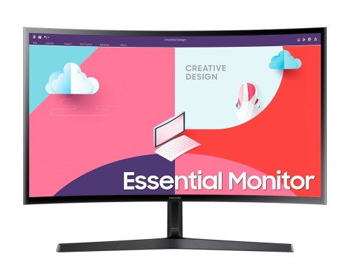 Samsung LS24C366EAUXEN 24" S36C  Ívelt FHD 16:9 VA fekete monitor