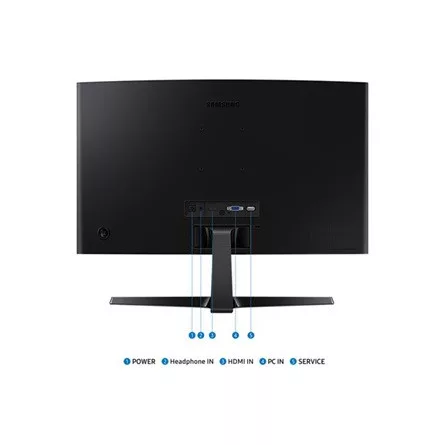 Samsung Monitor 24" - S24D366GAU (VA, 1920x1080, 16:9, FHD, 100HZ, 250cd/m2, 4ms, Pivot, Ívelt)