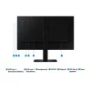 SMG MON SAMSUNG IPS 100Hz monitor B2B 24" S60D, 2560x1440, 16:9, 350cd/m2, 5ms, HDMI/DisplayPort/3xUSB, Pivot