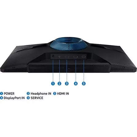 Samsung Monitor 24" - S24DG302EU (VA, 1920x1080, 16:9, FHD, 180HZ, 250cd/m2, 1ms, Pivot)