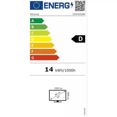 SMG MON SAMSUNG IPS 100Hz monitor 24" S43UF, 1920x1080, 16:9, 300cd/m2, 5ms, DisplayPort/HDMI/USB-C/LAN, Pivot
