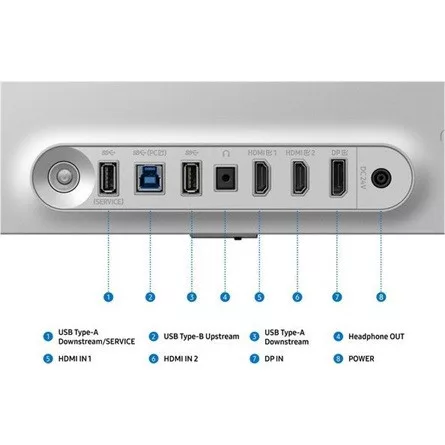 SMG MON SAMSUNG Gaming 500Hz OLED monitor 27" G60SF, 2560x1440, 16:9, 300cd/m2, 0.03ms, DisplayPort/HDMIx2/USB, Pivot