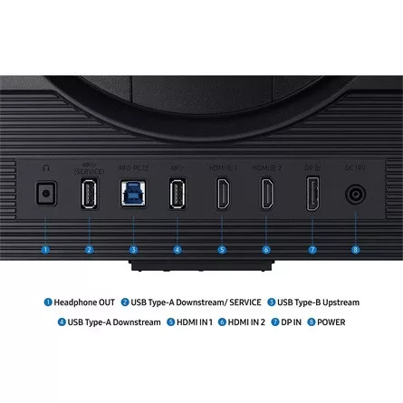 Samsung LS27FG702EUXEN  – 27" Odyssey G70F 4K 180/360 Hz Gaming Monitor