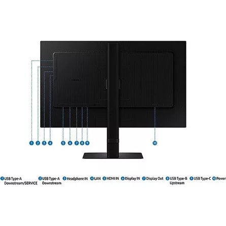 Samsung LS32D600UAUXEN 32" QHD 100Hz ViewFinity S6 Üzleti Monitor
