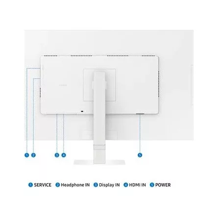 Samsung LS32D701EAUXEN 32" UHD ViewFinity S7 Monitor, fehér