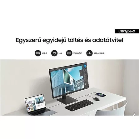 SMG MON SAMSUNG VA monitor 32" S80UD, 4K 3840x2160, 16:9, 350cd/m2, 5ms, DisplayPort/HDMI/3xUSB/USB-C/LAN, Pivot