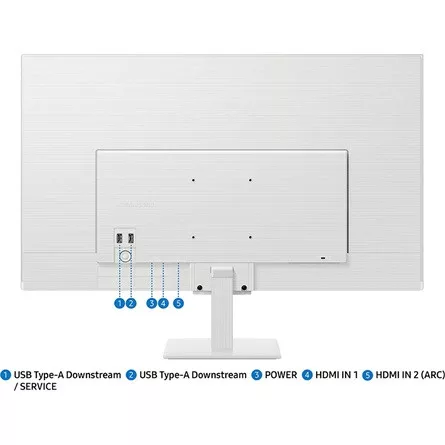SMG MON SAMSUNG SMART VA monitor 32" M5, 1920x1080, 16:9, 250cd/m2, 4ms, 2xHDMI/2xUSB/WiFi/Bluetooth, hangszóró, fehér