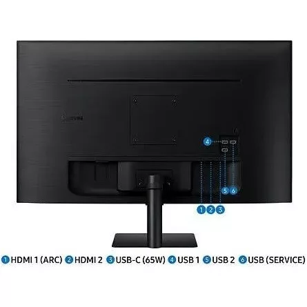 Samsung Smart Monitor M7 M70D 32" 4K UHD fekete (LS32FM700UUXDU)