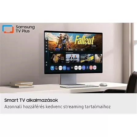 SMG MON SAMSUNG AI SMART OLED monitor 32" M9, 3840x2160, 16:9, 250cd/m2, HDMI/DisplayPort/USB-C/WiFi/BT, hangszóró
