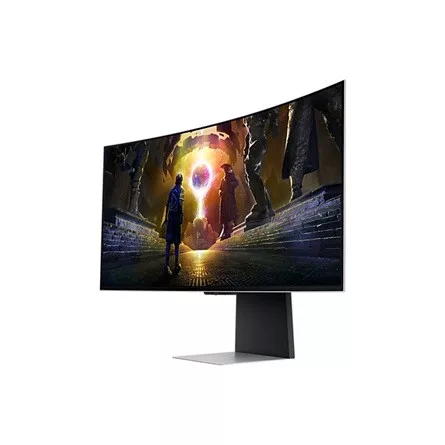 Samsung Monitor 34" - S34DG850SU (OLED, 3440x1440, 21:9, UWQHD, 175Hz, 250cd/m2, 0,03ms, Pivot, Ívelt)