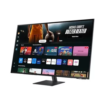 SMG MON SAMSUNG Smart VA 43" monitor M7, 3840x2160, 16:9, 300cd/m2, 4ms, 2xHDMI/3xUSB/USB-C/WiFi/Bluetooth, hangszóró