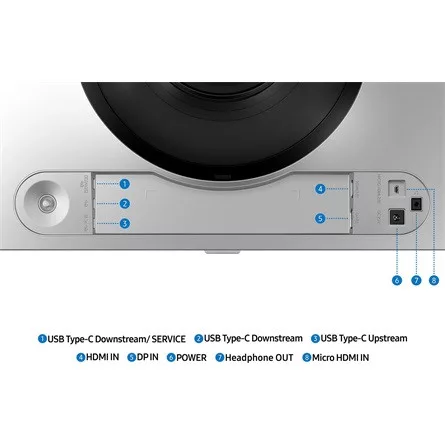 SMG MON SAMSUNG Ívelt Gaming 144Hz OLED monitor 49" G91SD, 5120x1440, 32:9, 250cd/m2, 0.03ms, HDMI/Micro HDMI/DP