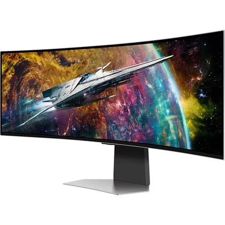 Samsung Monitor 49" - S49DG950SU (OLED, 5120x1440, 32:9, DQHD, 240HZ, 250cd/m2, 0,03ms, Ívelt)