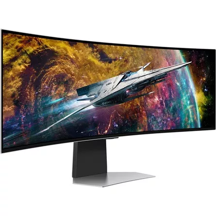 Samsung Monitor 49" - S49DG950SU (OLED, 5120x1440, 32:9, DQHD, 240HZ, 250cd/m2, 0,03ms, Ívelt)