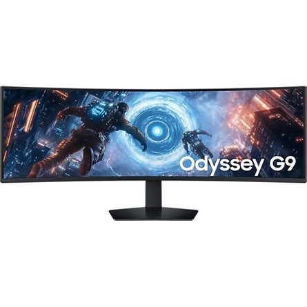 Samsung Monitor 49" - S49FG912E (VA, 5120x1440, 32:9, DQHD, 144HZ, 350cd/m2, 1ms, Ívelt)