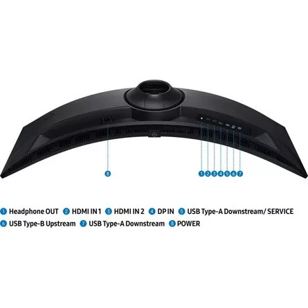 Samsung Odyssey OLED G91SD 49" DQHD 144Hz ívelt gaming monitor (LS49FG912EUXEN)