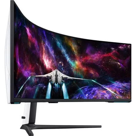 Samsung Monitor 57" - S57CG952NU (VA, 7680x2160, 32:9, DUHD, 240HZ, 1000cd/m2, 1ms, Ívelt)