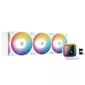   DeepCool CPU Water Cooler - LS720 WH (max 19dB; max. 145,86 m3/h; 3x12cm, A-RGB LED, fehér)