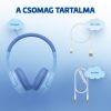 LAMAX BaseKid1 blue Gyerek Bluetooth fejhallgató kék