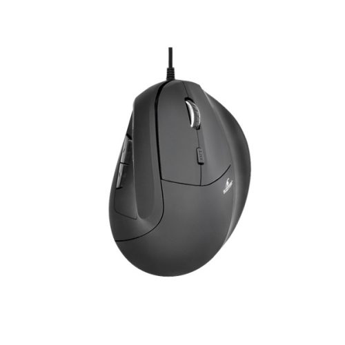 Bluestork Egér - M-W-ERGO (Ergonomic, Rechargeable, 2.4G, 7200 DPI, optikai, fekete)