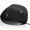 Bluestork Egér - M-W-ERGO (Ergonomic, Rechargeable, 2.4G, 7200 DPI, optikai, fekete)