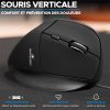 Bluestork Egér - M-W-ERGO (Ergonomic, Rechargeable, 2.4G, 7200 DPI, optikai, fekete)