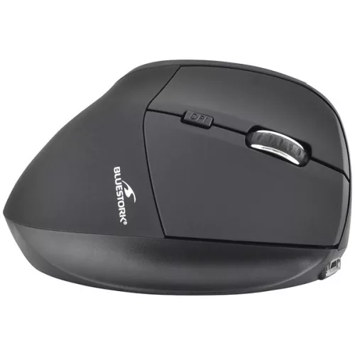 Bluestork Vezeték nélküli Egér - M-WL-ERGO-BK (Ergonomic, Re