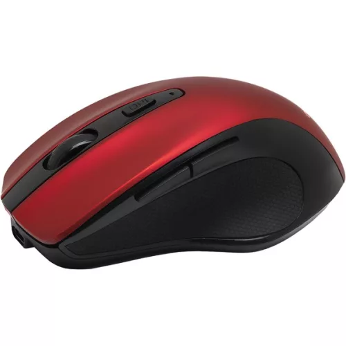 Bluestork Vezeték nélküli Egér - M-WL-OFF75-RED (Rechargeable, 1600 DPI, 6 gomb, optikai, piros)