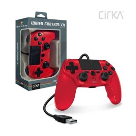   HYPERKIN CIRKA NUFORCE PS4/PC/Mac Vezetékes kontroller, Piros
